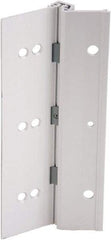 IVES - 83" Long x 4" Wide, Aluminum Continuous Hinge - 6" Thick, With Holes - Eagle Tool & Supply
