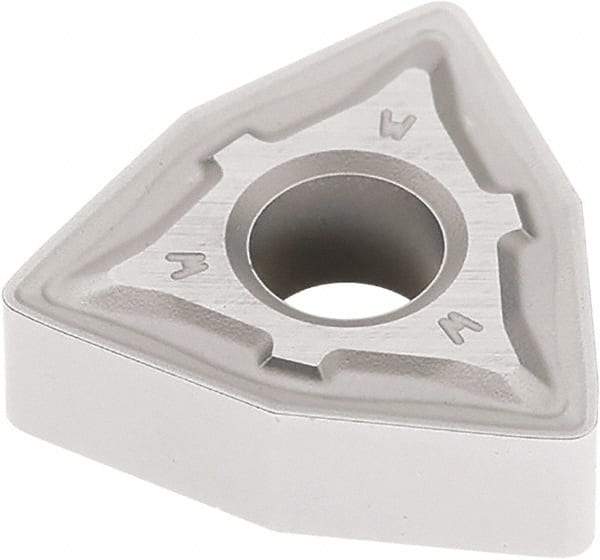 Seco - WNMG433W W-M3 Grade TK1501 Carbide Turning Insert - Ti(C/N)/Al2O3/Cr Finish, 80° Trigon, 1/2" Inscr Circle, 3/16" Thick, 3/64" Corner Radius - Eagle Tool & Supply