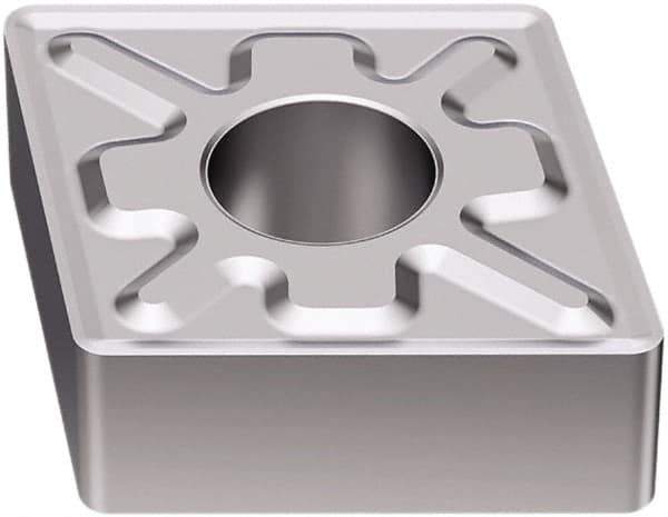 Seco - CNMG432 MF3 Grade TK1501 Carbide Turning Insert - Ti(C/N)/Al2O3/Cr Finish, 80° Diamond, 1/2" Inscr Circle, 3/16" Thick, 1/32" Corner Radius - Eagle Tool & Supply