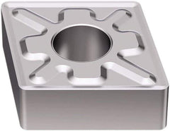 Seco - CNMG432 MF3 Grade TK1501 Carbide Turning Insert - Ti(C/N)/Al2O3/Cr Finish, 80° Diamond, 1/2" Inscr Circle, 3/16" Thick, 1/32" Corner Radius - Eagle Tool & Supply