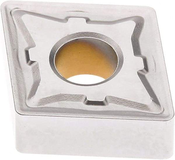Seco - CNMG432 M5 Grade TK1501 Carbide Turning Insert - Ti(C/N)/Al2O3/Cr Finish, 80° Diamond, 1/2" Inscr Circle, 3/16" Thick, 1/32" Corner Radius - Eagle Tool & Supply