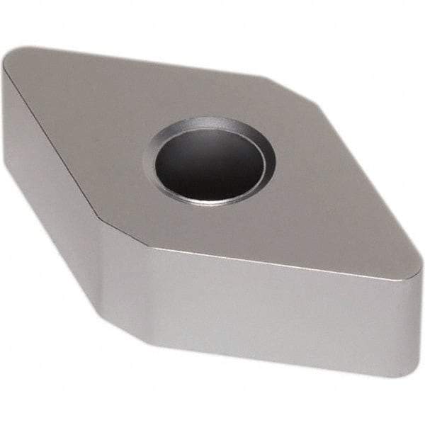 Seco - DNMA432 Flat Top Grade TK0501 Carbide Turning Insert - Ti(C/N)/Al2O3/Cr Finish, 55° Diamond, 1/2" Inscr Circle, 3/16" Thick, 1/32" Corner Radius - Eagle Tool & Supply
