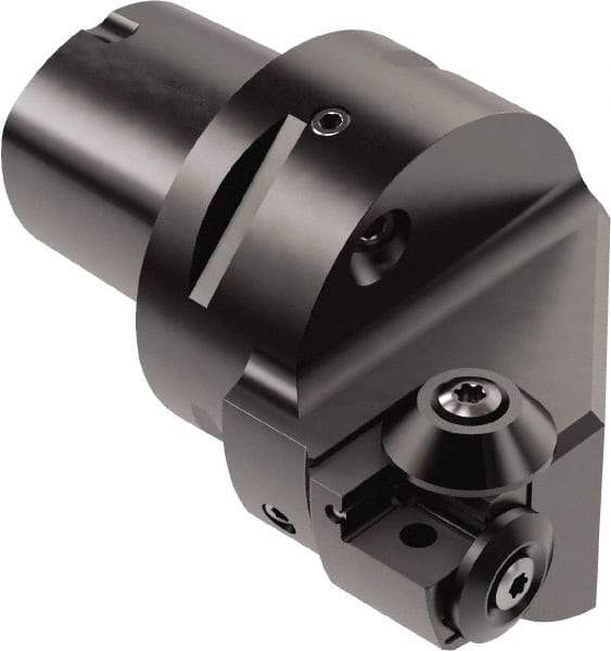 Seco - Insert Style Thread Chaser, 65mm Head Length, Left Hand Cut, External Modular Threading Cutting Unit Head - System Size C6, 45mm Center to Cutting Edge, Series Seco-Capto - Eagle Tool & Supply
