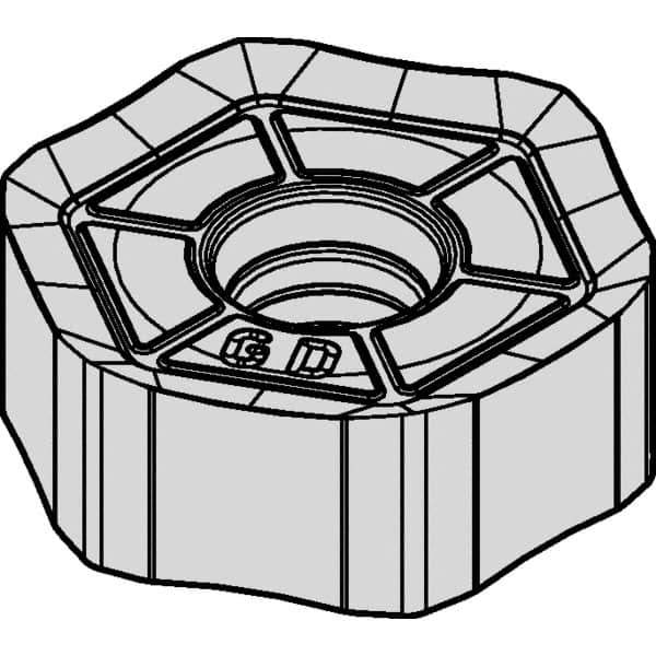 Kennametal - HNGJ535 Grade KCPM40 Carbide Milling Insert - TiAlN/AlCrN Finish - Eagle Tool & Supply