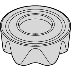 Kennametal - RCGT2006M0 LF Grade KCSM40 Carbide Milling Insert - AlTiN/TiN Finish, 1/4" Thick, 20mm Inscribed Circle - Eagle Tool & Supply