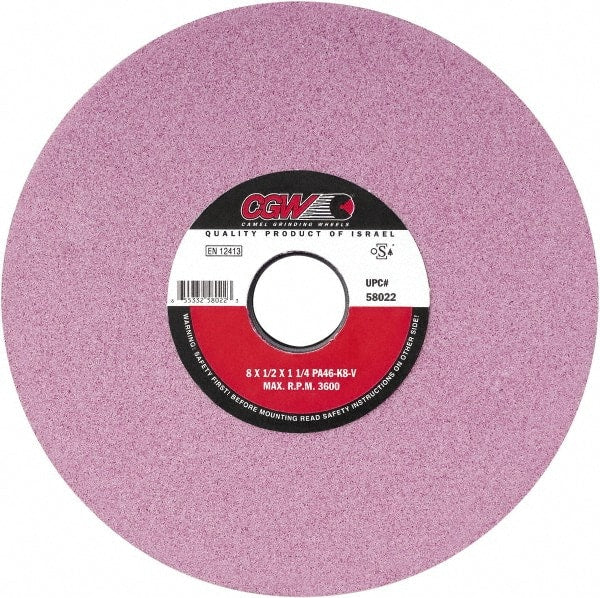 Camel Grinding Wheels - 12" Diam x 5" Hole x 1-1/2" Thick, J Hardness, 46 Grit Surface Grinding Wheel - Eagle Tool & Supply