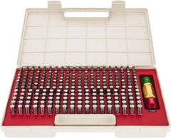 SPI - 250 Piece, 0.251-0.5 Inch Diameter Plug and Pin Gage Set - Minus 0.0002 Inch Tolerance, Class ZZ - Eagle Tool & Supply