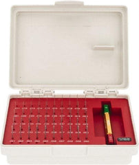 SPI - 50 Piece, 0.011-0.06 Inch Diameter Plug and Pin Gage Set - Plus 0.0002 Inch Tolerance, Class ZZ - Eagle Tool & Supply