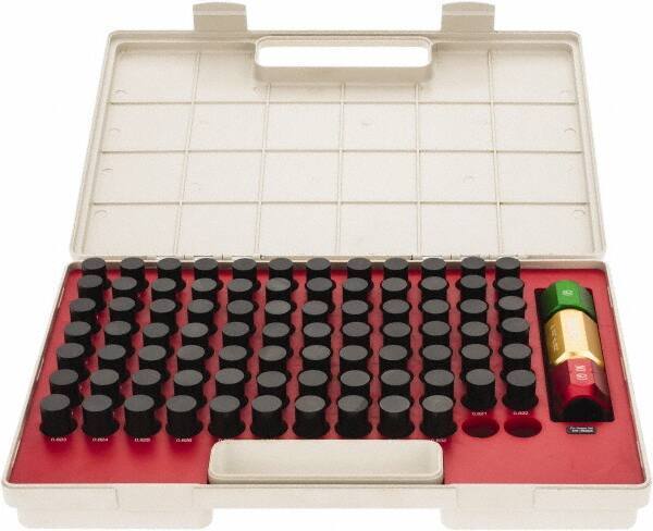 SPI - 82 Piece, 0.751-0.832 Inch Diameter Plug and Pin Gage Set - Plus 0.0002 Inch Tolerance, Class ZZ - Eagle Tool & Supply