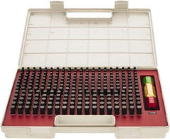 SPI - 250 Piece, 0.251-0.5 Inch Diameter Plug and Pin Gage Set - Plus 0.0002 Inch Tolerance, Class ZZ - Eagle Tool & Supply