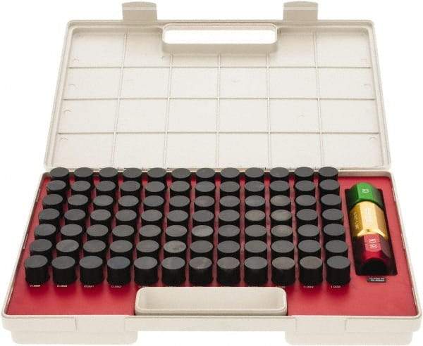SPI - 84 Piece, 0.917-1 Inch Diameter Plug and Pin Gage Set - Minus 0.0002 Inch Tolerance, Class ZZ - Eagle Tool & Supply