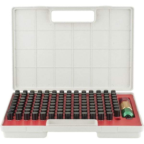 SPI - 125 Piece, 0.626-0.75 Inch Diameter Plug and Pin Gage Set - Minus 0.0002 Inch Tolerance, Class ZZ - Eagle Tool & Supply