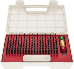 SPI - 190 Piece, 0.061-0.25 Inch Diameter Plug and Pin Gage Set - Minus 0.0002 Inch Tolerance, Class ZZ - Eagle Tool & Supply