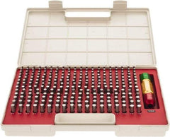 SPI - 250 Piece, 5-9.98mm Diameter Plug and Pin Gage Set - Minus 0.005mm Tolerance, Class ZZ - Eagle Tool & Supply