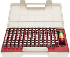 SPI - 125 Piece, 14-16.48mm Diameter Plug and Pin Gage Set - Plus 0.005mm Tolerance, Class ZZ - Eagle Tool & Supply