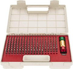 SPI - 185 Piece, 1.3-4.98mm Diameter Plug and Pin Gage Set - Plus 0.005mm Tolerance, Class ZZ - Eagle Tool & Supply