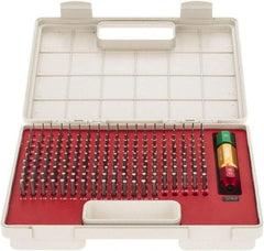 SPI - 185 Piece, 1.3-4.98mm Diameter Plug and Pin Gage Set - Minus 0.005mm Tolerance, Class ZZ - Eagle Tool & Supply