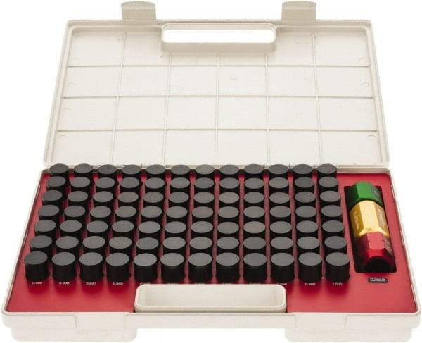 SPI - 84 Piece, 0.917-1 Inch Diameter Plug and Pin Gage Set - Plus 0.0002 Inch Tolerance, Class ZZ - Eagle Tool & Supply