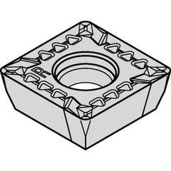 Kennametal - SDPT43 GB2 Grade KCSM40 Carbide Milling Insert - AlTiN/TiN Finish, 3/16" Thick, 1/2" Inscribed Circle - Eagle Tool & Supply