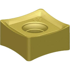 Kennametal - SNHJ442 GD Grade KCSM40 Carbide Milling Insert - AlTiN/TiN Finish, 1/4" Thick, 1/2" Inscribed Circle - Eagle Tool & Supply