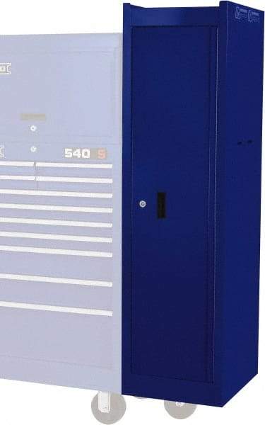 Proto - 4 Drawer Blue Locker Cabinet - 15" Wide x 58" High x 18" Deep, Use with Heavy-Duty Key Drawer Liner - Eagle Tool & Supply