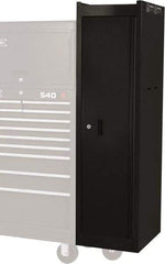Proto - 4 Drawer Black Locker Cabinet - 15" Wide x 58" High x 18" Deep, Use with Heavy-Duty Key Drawer Liner - Eagle Tool & Supply