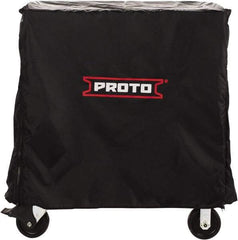 Proto - Tool Box Nylon Workstation Cover - 66" Wide x 27-3/4" High, Black, For J556646-12, J556646-11 - Eagle Tool & Supply