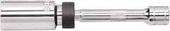 GearWrench - 5/8", 3/8" Drive, Spark Plug Hand Socket - 6 Points, 6" OAL, Alloy Steel, Chrome Finish - Eagle Tool & Supply