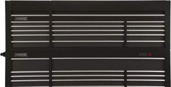 Proto - 15 Drawer Top Tool Chest - 88-1/4" Wide x 27" Deep x 27-1/4" High, Steel, Black - Eagle Tool & Supply
