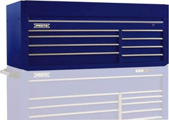 Proto - 8 Drawer Top Tool Chest - 66" Wide x 27" Deep x 27" High, Steel, Blue - Eagle Tool & Supply