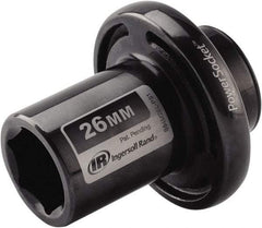 Ingersoll-Rand - 1/2" Drive 26mm Standard Impact Socket - 6 Points, 3-1/10" OAL - Eagle Tool & Supply