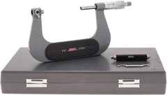 SPI - 3 to 4" Range, Mechanical Screw Thread Micrometer - Ratchet Stop Thimble, 0.001" Graduation, +/-0.0002" Accuracy - Eagle Tool & Supply