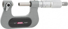 SPI - 0 to 1" Range, Mechanical Screw Thread Micrometer - Ratchet Stop Thimble, 0.001" Graduation, +/- 0.0002" Accuracy - Eagle Tool & Supply