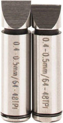 SPI - Micrometer Anvil - 0.4 to 0.5mm, Use with SPI Thread Micrometers - Eagle Tool & Supply