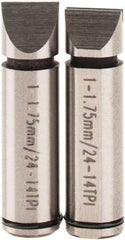SPI - Micrometer Anvil - 1 to 1.75mm, Use with SPI Thread Micrometers - Eagle Tool & Supply