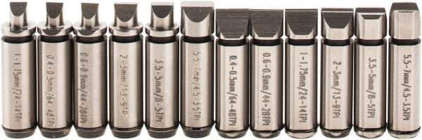 SPI - Micrometer Anvil - 0.4 to 0.7mm, Use with SPI Thread Micrometers - Eagle Tool & Supply