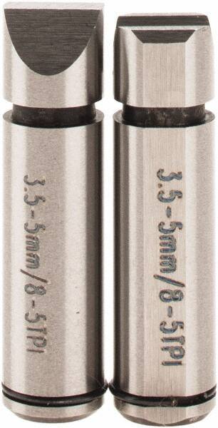 SPI - Micrometer Anvil - 4 to 5mm, Use with SPI Thread Micrometers - Eagle Tool & Supply