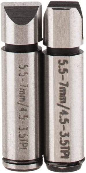 SPI - Micrometer Anvil - 6 to 7mm, Use with SPI Thread Micrometers - Eagle Tool & Supply