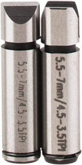 SPI - Micrometer Anvil - 6 to 7mm, Use with SPI Thread Micrometers - Eagle Tool & Supply