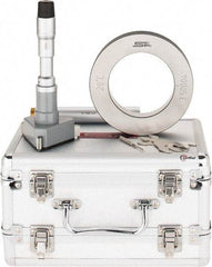 SPI - 3.5 to 4", 4.49" Gage Depth, Mechanical Inside Hole Micrometer - 0.0002" Graduation, 0.0002" Accuracy, Ratchet Stop Thimble - Eagle Tool & Supply