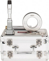 SPI - 2.5 to 3", 4.49" Gage Depth, Mechanical Inside Hole Micrometer - 0.0002" Graduation, 0.0002" Accuracy, Ratchet Stop Thimble - Eagle Tool & Supply