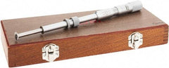 SPI - 2.05 to " Inside Range, 2 to 3" Outside Range, Mechanical Groove Micrometer - 0.001" Graduation, 0.0010" Accuracy, 0.52" Measuring Disc Diam, 0.03" Disc Edge Thickness - Eagle Tool & Supply
