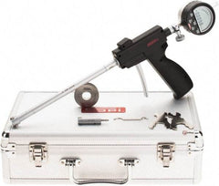 SPI - 0.5 to 0.8", 2.6" Deep, Pistol Grip Electronic Bore Gage Set - Up to 0.00016" Accuracy, 0.0001" Resolution, Includes Indicator - Eagle Tool & Supply