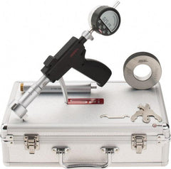 SPI - 1.6 to 2", 3.88" Deep, Pistol Grip Electronic Bore Gage - Up to 0.0002" Accuracy, 0.0001" Resolution, Includes Indicator - Eagle Tool & Supply