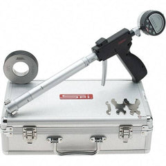 SPI - 1.2 to 1.6", 3.88" Deep, Pistol Grip Electronic Bore Gage - Up to 0.00016" Accuracy, 0.0001" Resolution, Includes Indicator - Eagle Tool & Supply