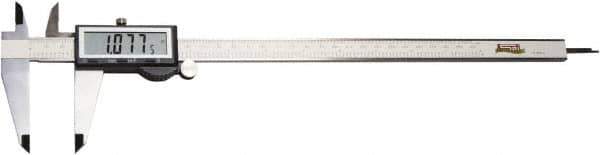 SPI - 0 to 12" Range 0.0005" Resolution, IP54 Electronic Caliper - Stainless Steel with 2-1/2" Stainless Steel Jaws, 0.0015" Accuracy - Eagle Tool & Supply