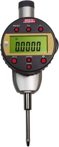 SPI - 0 to 1" Range, 0.0005" Graduation, Electronic Drop Inidicator - 0.0005" Accuracy - Eagle Tool & Supply