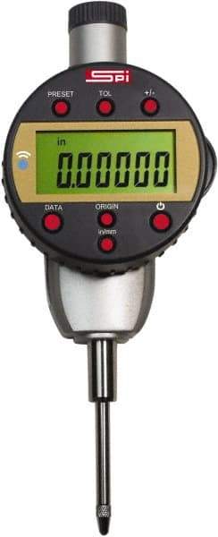 SPI - 0 to 1" Range, 0.00005" Graduation, Electronic Drop Inidicator - 0.00016" Accuracy - Eagle Tool & Supply