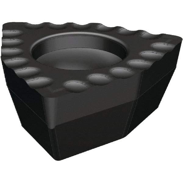 Kennametal - DFT090508 DS Grade KCU40 Carbide Indexable Drill Insert - TiAlN Finish, Trigon, 5.5mm Inscribed Circle - Eagle Tool & Supply