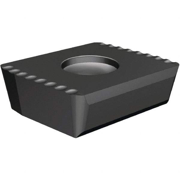 Kennametal - DFC5 DS Grade KCU25 Carbide Indexable Drill Insert - AlTiN Finish, Diamond, 0mm Inscribed Circle - Eagle Tool & Supply